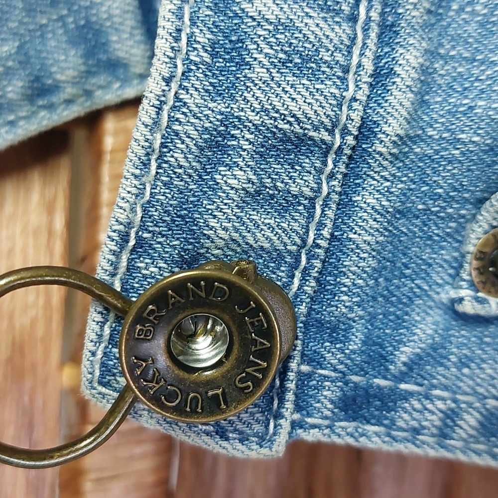 Lucky Brand Girls Shortalls Size 7 - Picture 4 of 9